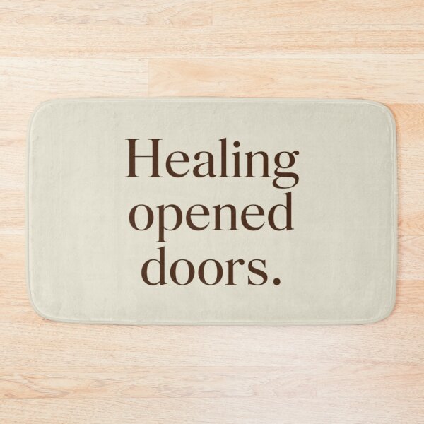 Item preview, Healing Opened Doors – Minimal Healing Quote Design designed and sold by Irene Catchmind.
