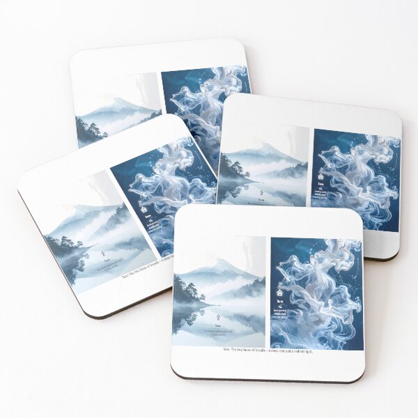 Item preview, Korean Word "Sum" (Breath) – Hangul Typography Art Set designed and sold by ZenHangulArt.