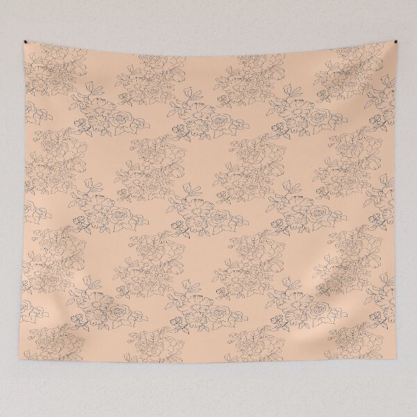 Item preview, Boho flower beige designed and sold by estilolukino.