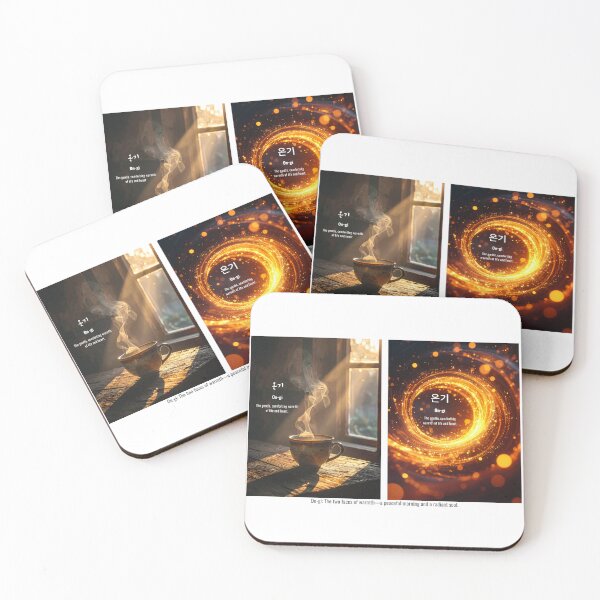 Item preview, Korean Word "Ongi" (Warmth) – Hangul Typography Art Set designed and sold by ZenHangulArt.