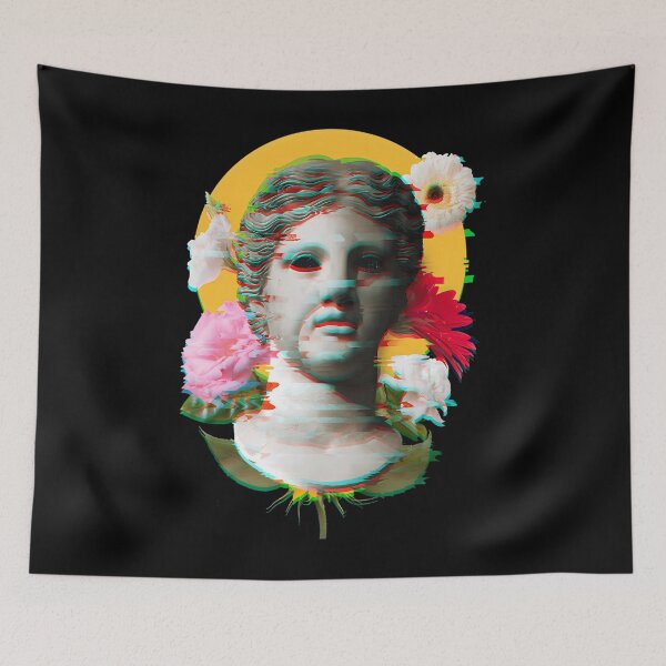 Item preview, Glitched Female Sculpture Vaporwave Aesthetic designed and sold by vgggeirjpe25.