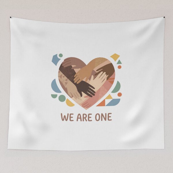Item preview, Embrace Diversity Unity Hands Heart designed and sold by chattsuede.
