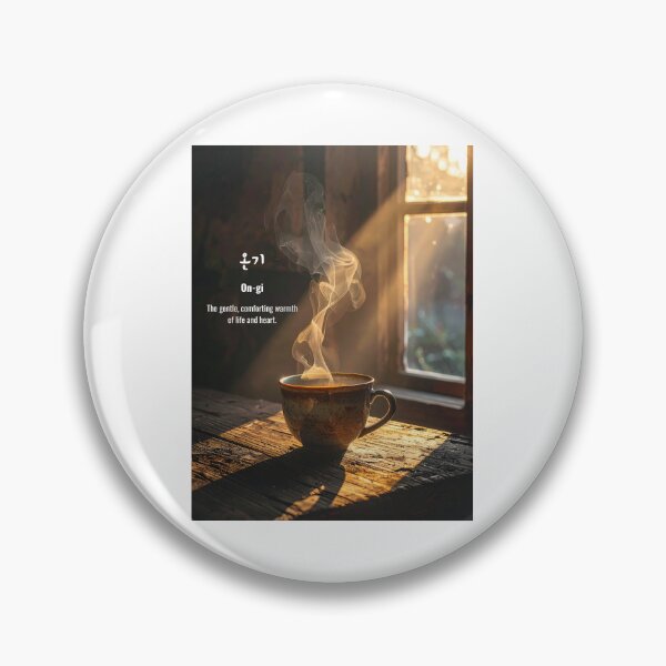 Item preview, Korean Word "Ongi" (Warmth) – Calm Hangul Typography Art designed and sold by ZenHangulArt.