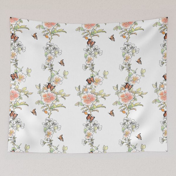 Item preview, orange flowers designed and sold by estilolukino.