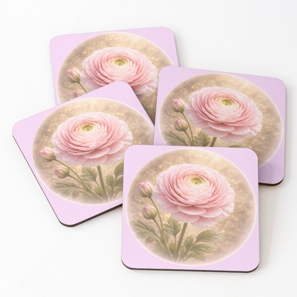 Item preview, Delicate Ranunculus Blossom – Romantic Floral Portrait designed and sold by TheJoyfulPen.