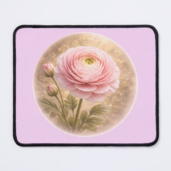 Item preview, Delicate Ranunculus Blossom – Romantic Floral Portrait designed and sold by TheJoyfulPen.