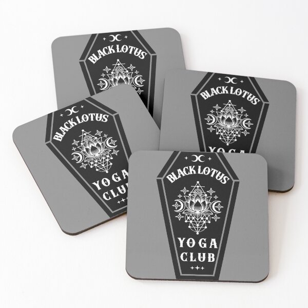 Item preview, Black Lotus Yoga Club Gothic Design | Witchy Sacred Geometry Lotus | Mystic Moon Spiritual Yoga Aesthetic designed and sold by SideEye Co.