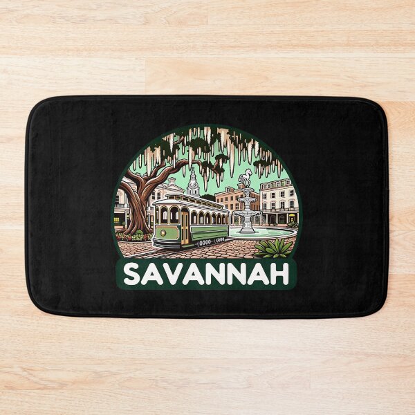 Item preview, Historic Savannah Georgia Vintage Trolley designed and sold by vgggeirjpe25.