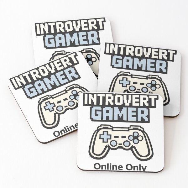 Item preview, Introvert Gamer – Online Only Funny Gamer designed and sold by BenjiCarroll.