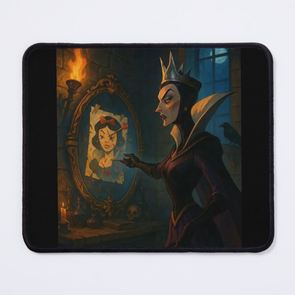 Item preview, Dark Queen and the Cursed Mirror – Gothic Fantasy Art designed and sold by EpicMerchRealm.