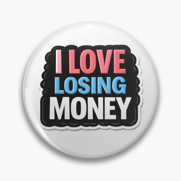 Item preview, I Love Losing Money – Funny Stock Market Trader Shirt | Options Trading Humor designed and sold by VolatilityEdge.