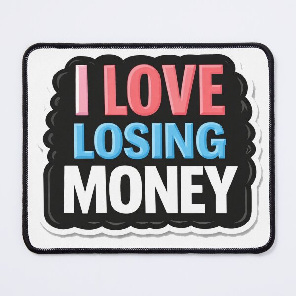 Item preview, I Love Losing Money – Funny Stock Market Trader Shirt | Options Trading Humor designed and sold by VolatilityEdge.