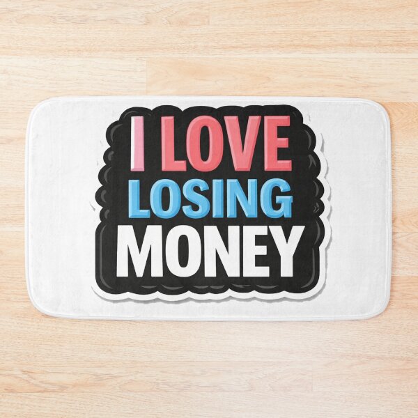 Item preview, I Love Losing Money – Funny Stock Market Trader Shirt | Options Trading Humor designed and sold by VolatilityEdge.