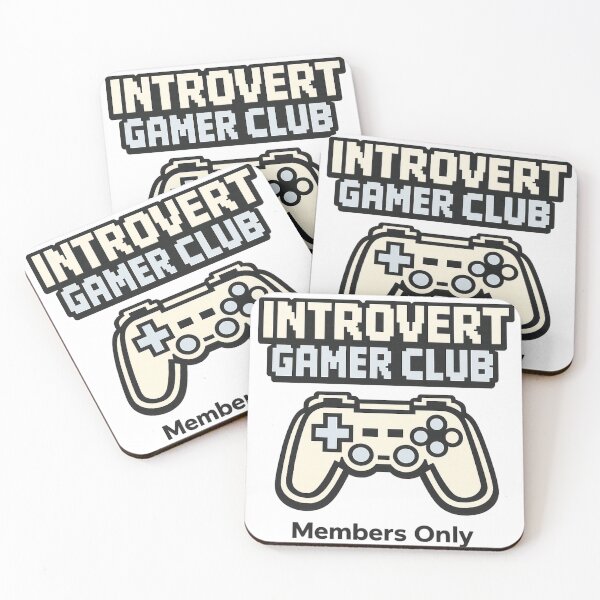 Item preview, Introvert Gamer Club – Members Only Funny Gamer designed and sold by BenjiCarroll.
