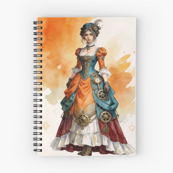 Item preview, Steampunk lady designed and sold by Christina Brunton Art.