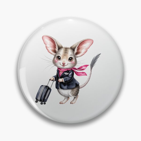 Item preview, Bilby Cabin Crew - Cute Australian Aviation Art designed and sold by Wennebabs.