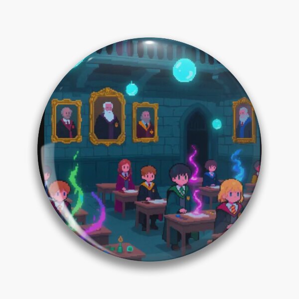 Item preview, Magic School Classroom – Pixel Fantasy Wizard Academy designed and sold by EpicMerchRealm.