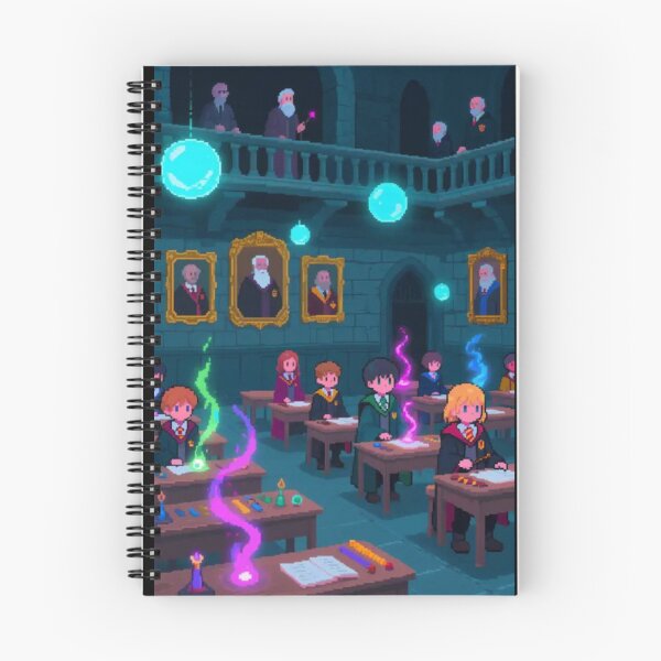 Item preview, Magic School Classroom – Pixel Fantasy Wizard Academy designed and sold by EpicMerchRealm.