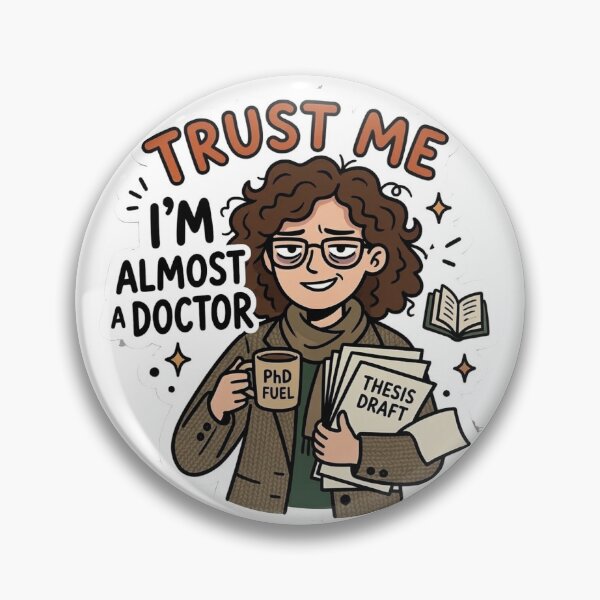 Item preview, Trust Me, I'm Almost a Doctor designed and sold by AuroraPixelDa.