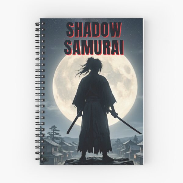 Item preview, Shadow Samurai – Lone Japanese Warrior Under the Moon Japanese Samurai Art designed and sold by JAPAN SOUL Studio.