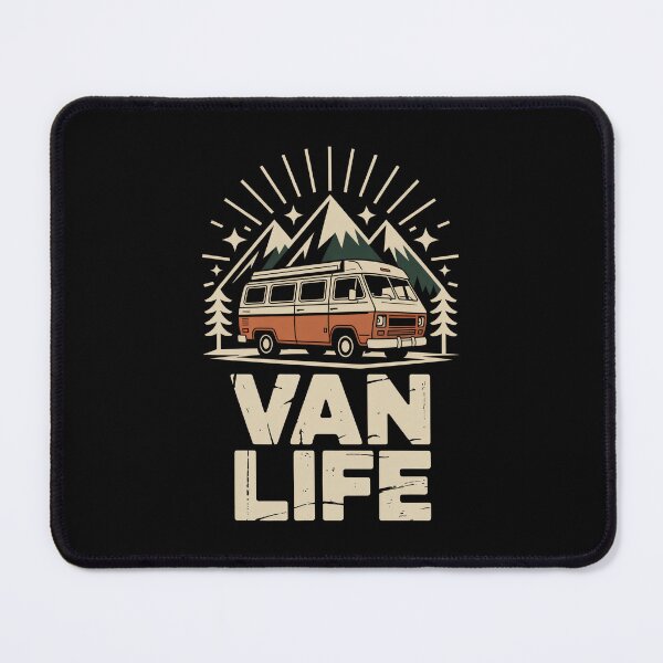 Item preview, Vanlife Mountain Sunrise Conversion Van Retro designed and sold by Dazeville Studio1541 .