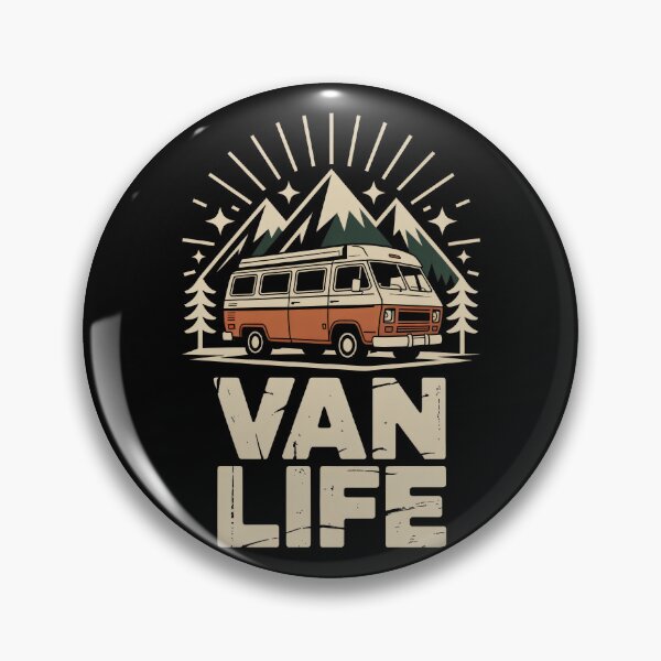 Item preview, Vanlife Mountain Sunrise Conversion Van Retro designed and sold by Dazeville Studio1541 .