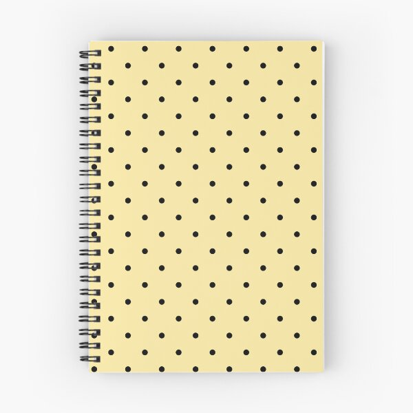 Item preview, Black Small Polka Dots On Pastel Yellow designed and sold by POLKAIWERX.