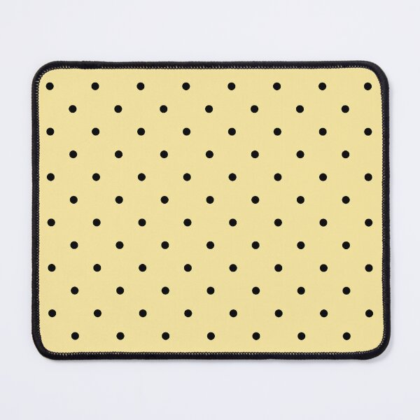 Item preview, Black Small Polka Dots On Pastel Yellow designed and sold by POLKAIWERX.