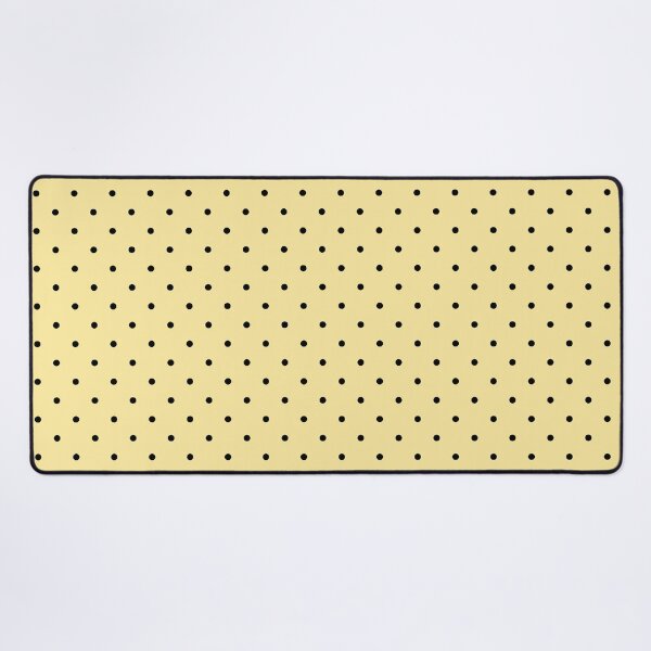 Item preview, Black Small Polka Dots On Pastel Yellow designed and sold by POLKAIWERX.