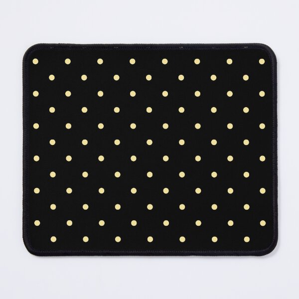 Item preview, Pastel Yellow Small Polka Dot On Black designed and sold by POLKAIWERX.