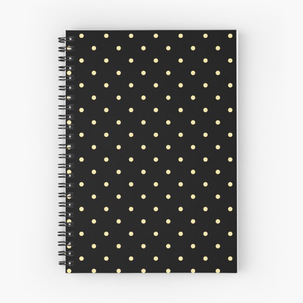 Item preview, Pastel Yellow Small Polka Dot On Black designed and sold by POLKAIWERX.