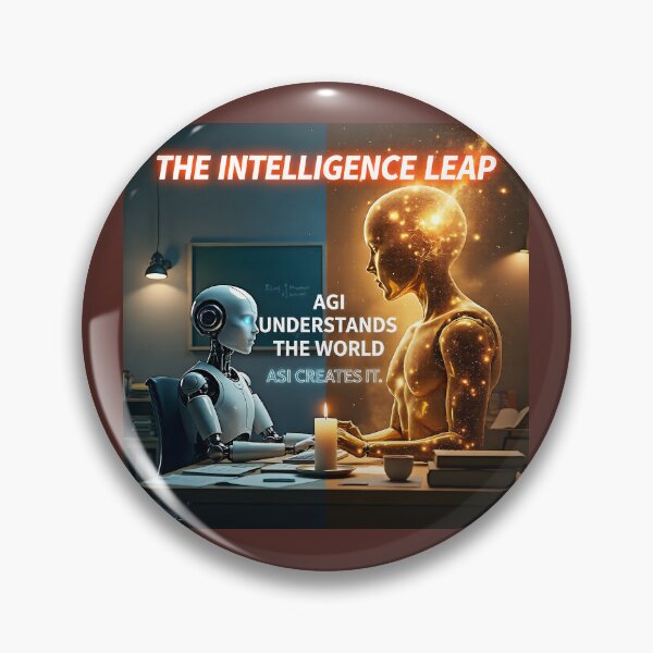 Item preview, The Intelligence Leap — AGI Understands the World; ASI Creates It designed and sold by Creative-RE.