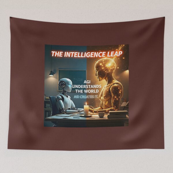 Item preview, The Intelligence Leap — AGI Understands the World; ASI Creates It designed and sold by Creative-RE.