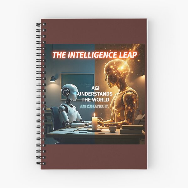 Item preview, The Intelligence Leap — AGI Understands the World; ASI Creates It designed and sold by Creative-RE.