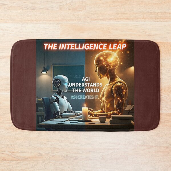 Item preview, The Intelligence Leap — AGI Understands the World; ASI Creates It designed and sold by Creative-RE.