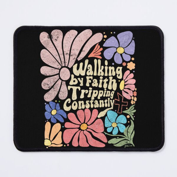 Item preview, Walking By Faith Tripping Constantly Minimalist Christian designed and sold by Ortigzitoun.