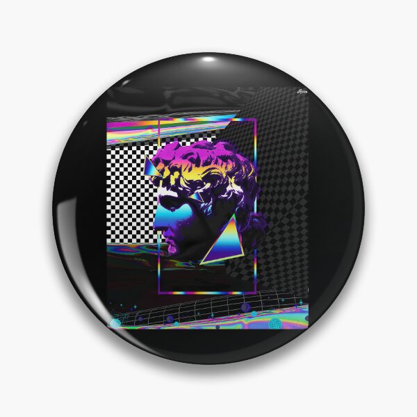 Item preview, Vivid Neon Retro Statue Synthwave Art designed and sold by vgggeirjpe25.