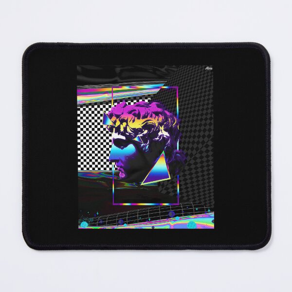 Item preview, Vivid Neon Retro Statue Synthwave Art designed and sold by vgggeirjpe25.