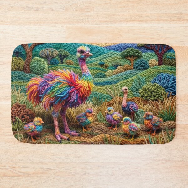 Item preview, Yarn Ostrich and Her Yarn Chicks designed and sold by Tridentulus.