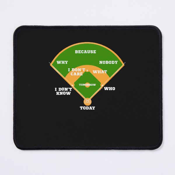 Item preview, Whos on First Baseball Diamond Fielding Card designed and sold by Misshotmama93.