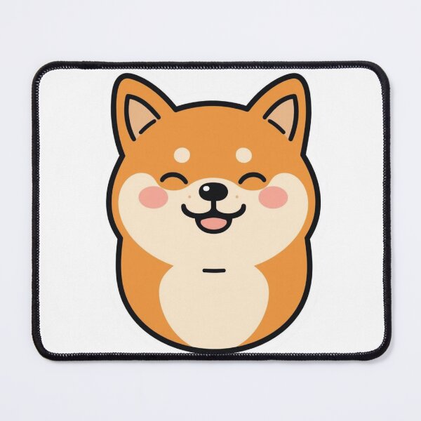 Item preview, Smiling Shiba Inu Happy Dog Sticker Shiba Lover designed and sold by NeonNerdStudio.