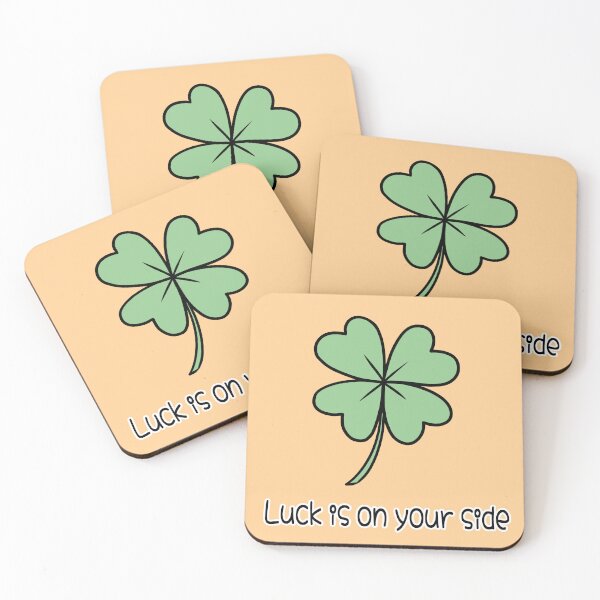 Item preview, Minimalist Four Leaf Clover Luck is On Your Side Illustration designed and sold by ubborn.