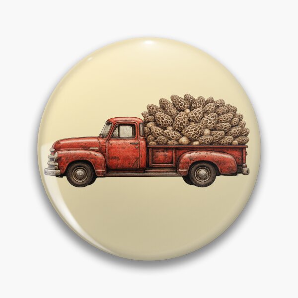 Item preview, Morel Mushroom Pickup Truck designed and sold by GoodLifeMorels.