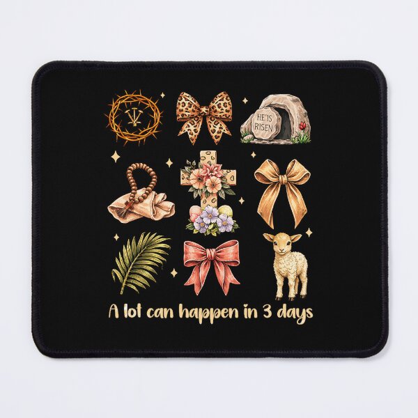 Item preview, A Lot Can Happen in 3 Days Hallelujah Easter Day Christian designed and sold by Ortigzitoun.