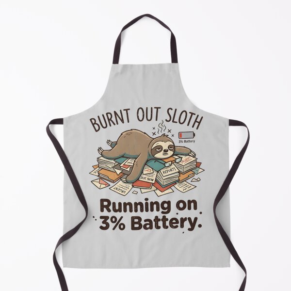 Item preview, Burnt Out Sloth Meme T-Shirt & Sticker – Funny Relatable Lazy Sloth designed and sold by ZyxDes.