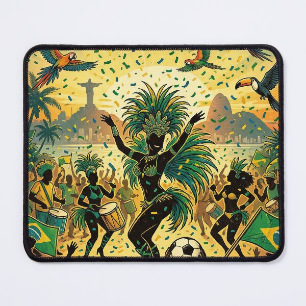 Item preview, Brazil Carnival and Soccer Celebration designed and sold by BrickByDream.
