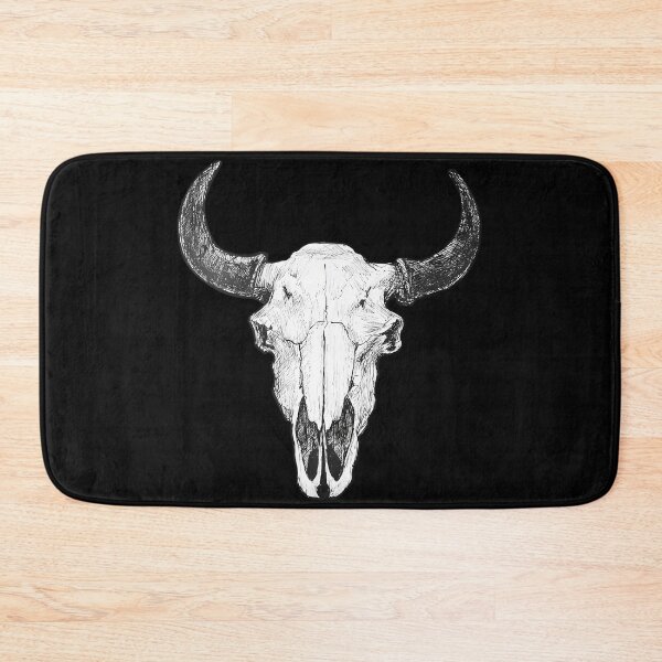 Item preview, Desert Bison Skull Vintage Western Art designed and sold by vgggeirjpe25.