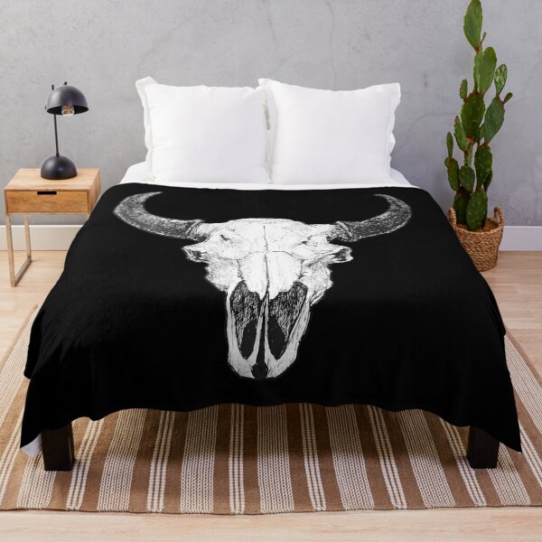 Item preview, Desert Bison Skull Vintage Western Art designed and sold by vgggeirjpe25.