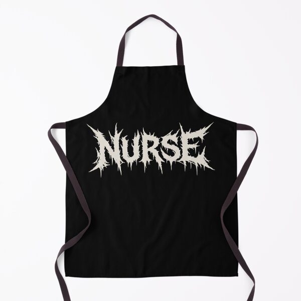 Item preview, Nurse Death Metal Style Logo designed and sold by Eh Plus Designs.
