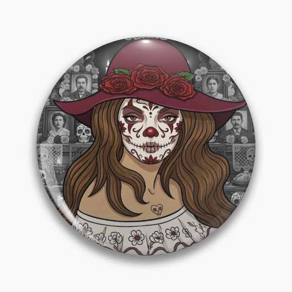 Item preview, Day of the Dead Ofrenda Catrina Art designed and sold by KabronX.
